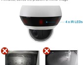 Leftek YCD-CS204 – zewnętrzna kamera kopułkowa (używany) – zdjęcie 4