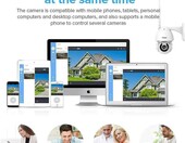 FREDI HD 1080P WiFi IP65 – kamera obrotowa IP (używany) – zdjęcie 3