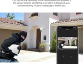 FREDI HD 1080P WiFi IP65 – kamera obrotowa IP (używany) – zdjęcie 4
