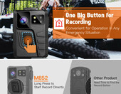 BOBLOV M852 1296P 64G GPS – mini kamera policyjna (używany) – zdjęcie 3