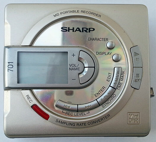 SHARP MD-MS701H MiniDisc – odtwarzacz MD (używany)