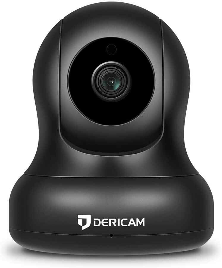 Dericam P2 1080P WiFi FHD – niania elektroniczna IP, czarna