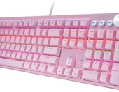 HUO JI BT-855 USB LED Red – klawiatura mechaniczna (używany) – zdjęcie 3