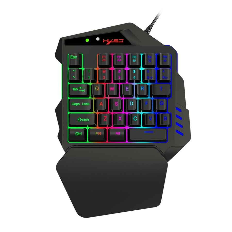 HXSJ V500 RGB USB – klawiatura Streaming Ribbon (używany)