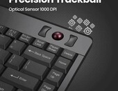 Perixx PERIBOARD-505 PLUS – klawiatura trackball (używany) – zdjęcie 3