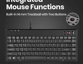 Perixx PERIBOARD-505 PLUS – klawiatura trackball (używany) – zdjęcie 4
