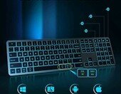 Jelly Comb ISJ-ZXKB01 – podświetlana klawiatura (używany) – zdjęcie 3