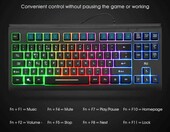 Rii RK104 RGB QWERTZ – klawiatura przewodowa (używany) – zdjęcie 2