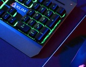 KLIM Lightning V2 AZERTY – klawiatura przewodowa (używany) – zdjęcie 3