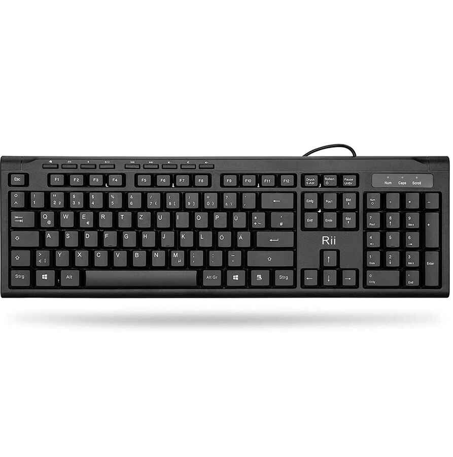 Rii RK907 USB Mac PC – klawiatura przewodowa (używany)