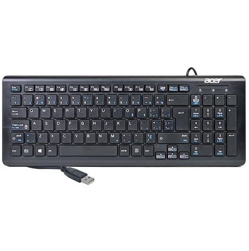 Acer SK-9626 Slim QWERTZ – klawiatura przewodowa (używany)