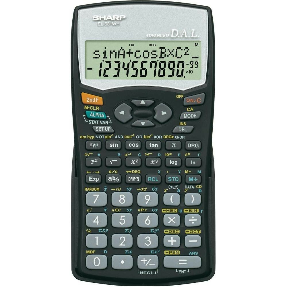 Sharp EL 531 WH – kalkulator biurowy, stan: używany