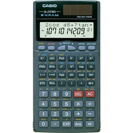 CASIO FX-115WA – kalkulator – stan: używany