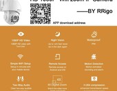 RRigo 1080P WiFi LAN – kamera do monitoringu, stan: używany – zdjęcie 2