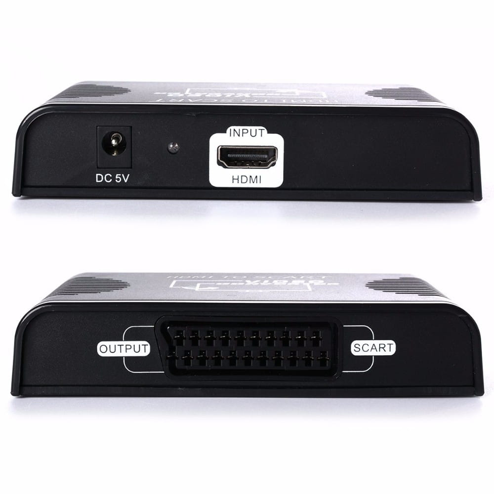 Konwerter HDMI+SC/HDMI SCART EURO NA HDMI ABCV