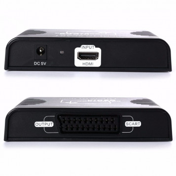 Konwerter HDMI+SC/HDMI SCART EURO NA HDMI ABCV