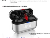 UMI W5s Bluetooth 5.2 IPX7 – słuchawki, srebrny (używany) – zdjęcie 2