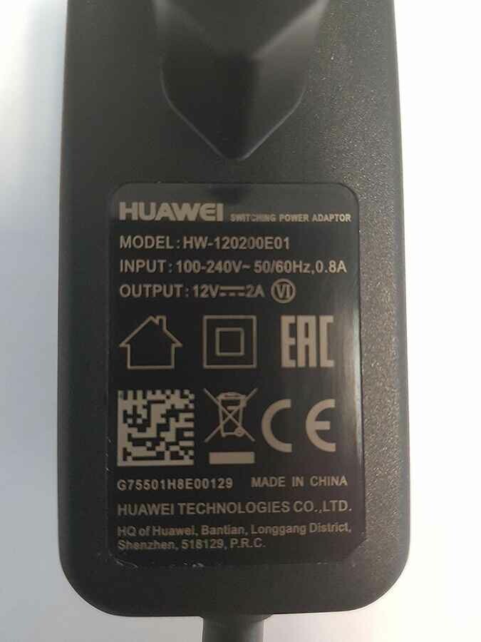 HUAWEI B525 HW-120200E01 12V-2A – zasilacz, stan: używany