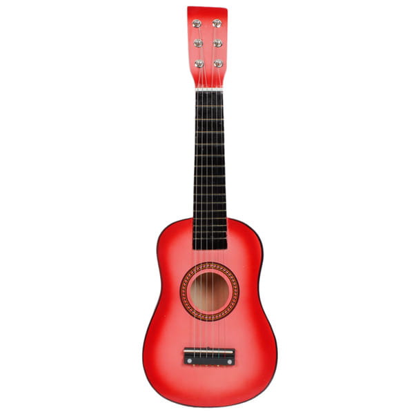 Mała gitara dla dziecka różowa Plywood 23 cali
