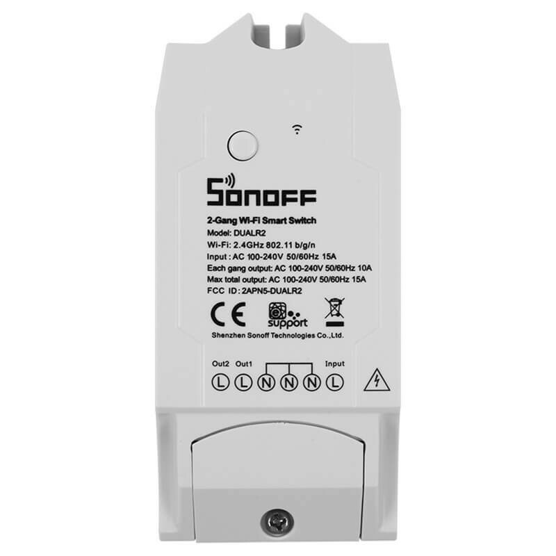Sonoff Dual R2 WiFi – inteligentny przełącznik (używany)