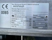 Weishaupt WG40N/1-A 550kW – palnik gazowy – ogłoszenie – zdjęcie 1
