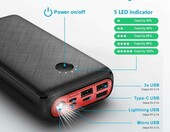 JIGA 30000mAh 3xUSB-C – power Bank – stan: nowy – zdjęcie 4