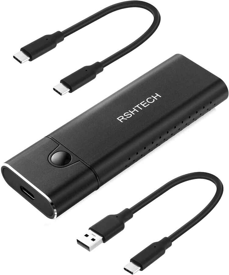 RSHTECH USB 3.2 Gen2 10 – aluminiowa osłona M.2 (stan nowy)