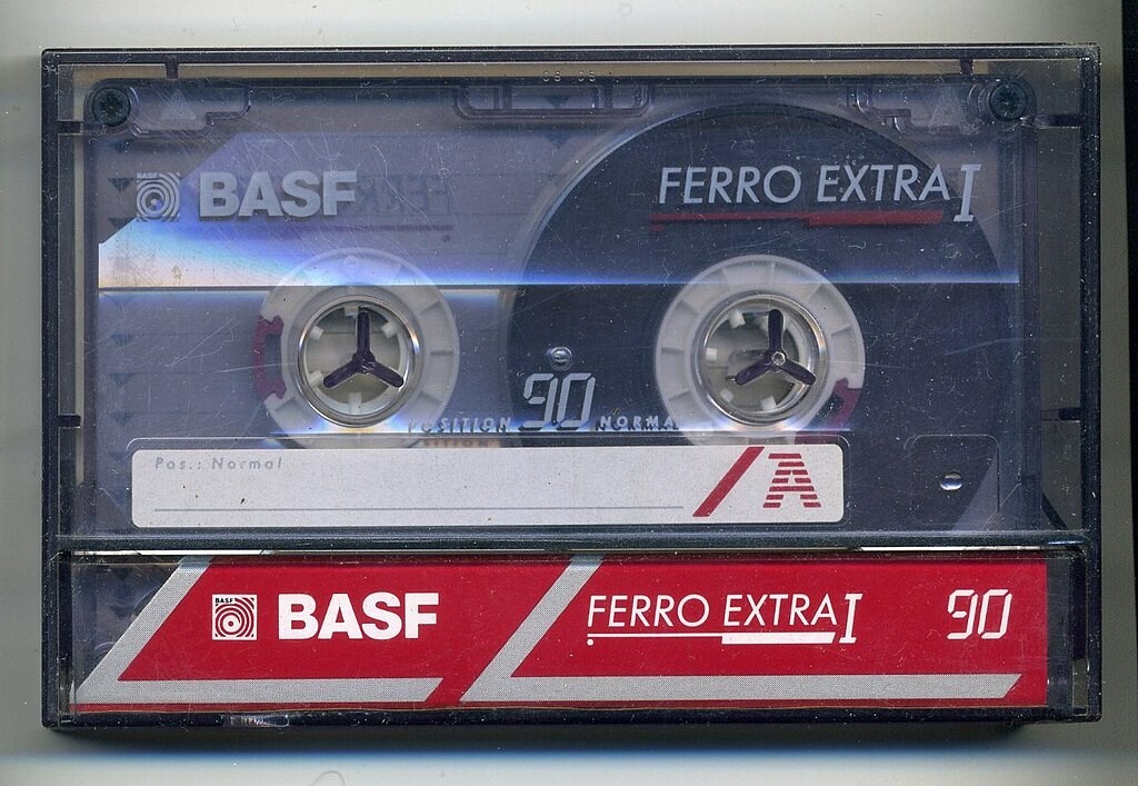 BASF Ferro – kaseta magnetofon, Extra I 90 (stan nowy)