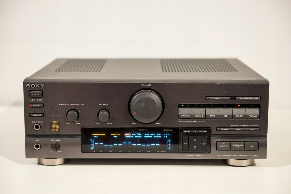 Sony TA-D607 Equalizer DSP – wzmacniacz (stan nowy)
