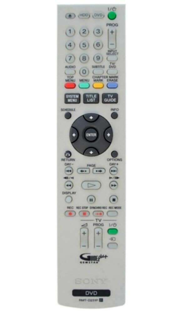 Sony RMT-D231P – pilot do TV DVD – stan: używany