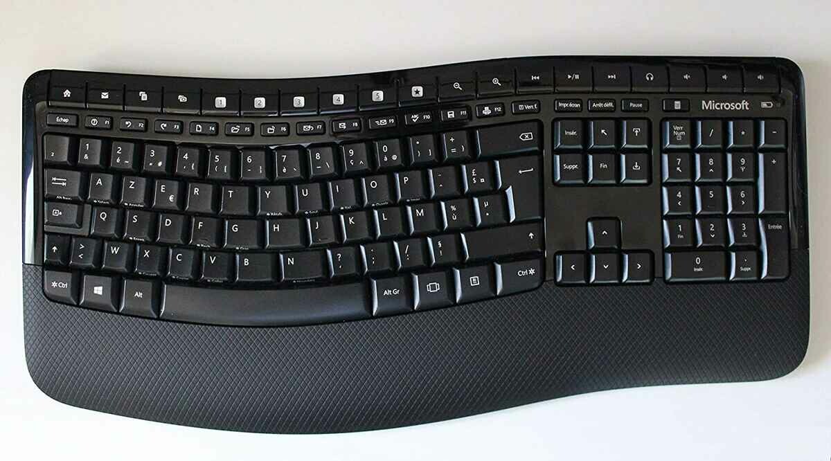 Microsoft Comfort – klawiatura bezprzewodowa (stan nowy)