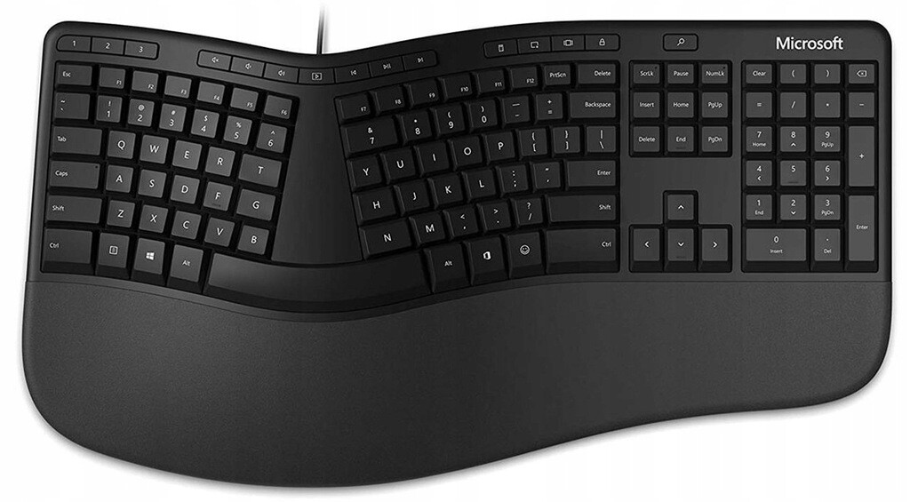 Microsoft Ergonomic – klawiatura przewodowa (używany)