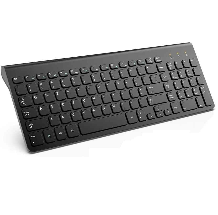Klawiatura bezprzewodowa KG9006 2.4G QWERTZ (stan nowy)