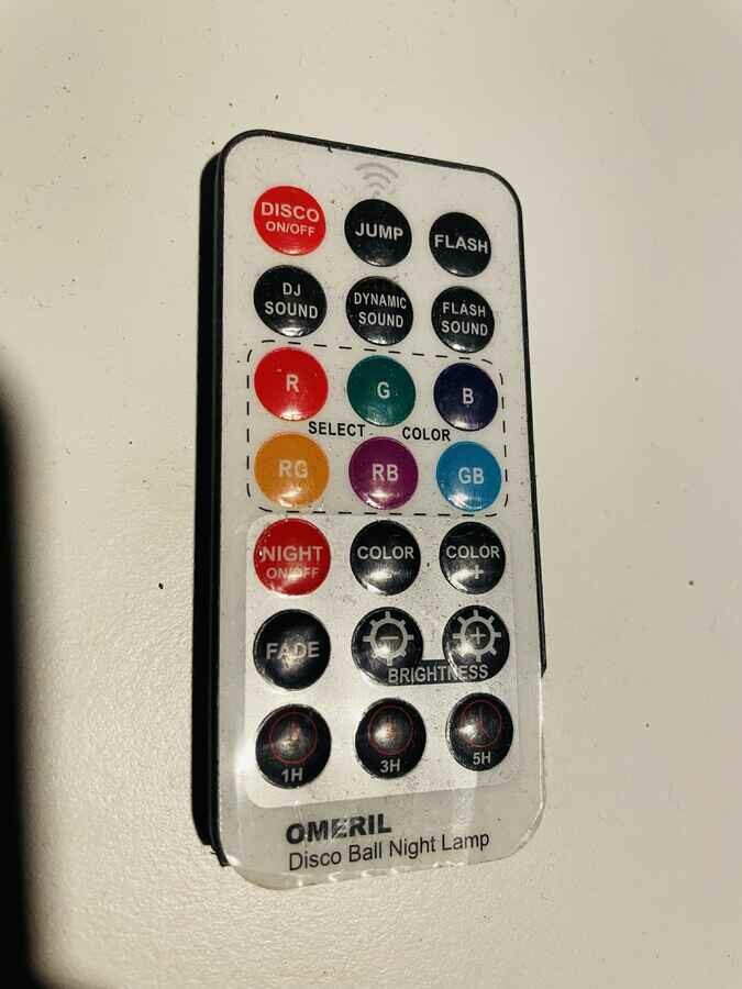 Kontroler pilot IR do kuli Omeril Disco Ball (ogłoszenie)