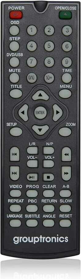 Pilot do odtwarzacza DVD Grouptronics GTDVD-1000 (używany)