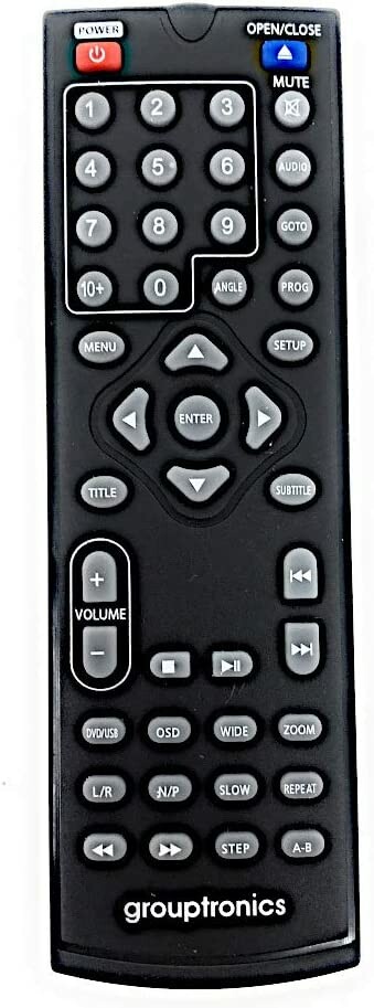 Pilot do odtwarzacza DVD Grouptronics GTDVD-181, stan: nowy