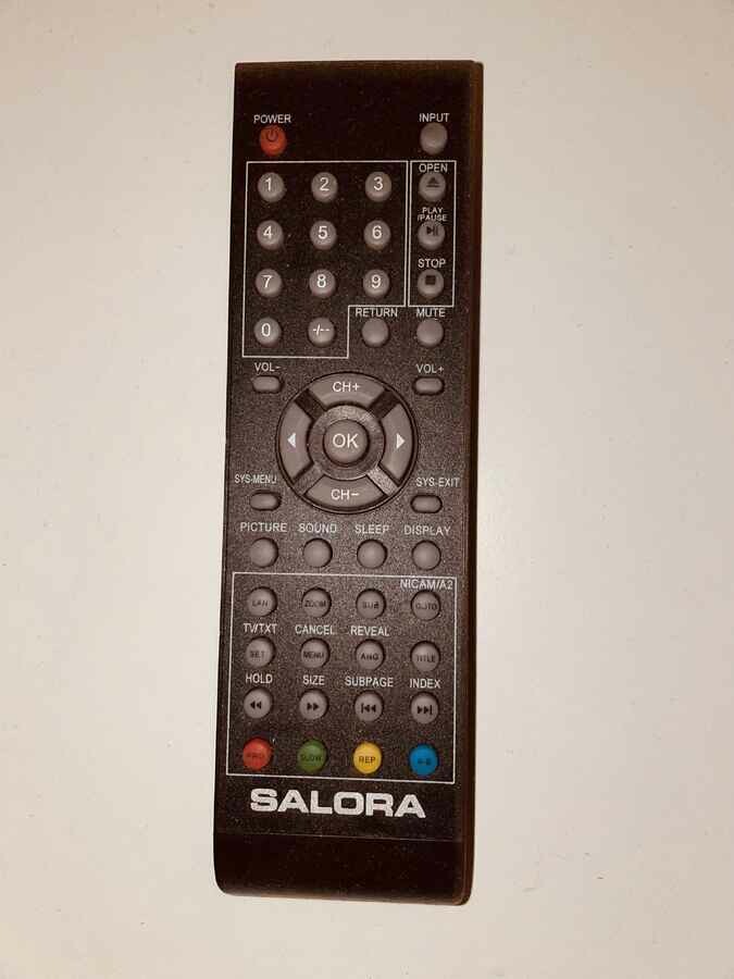 Salora – pilot do telewizorów marki, czarny – ogłoszenie