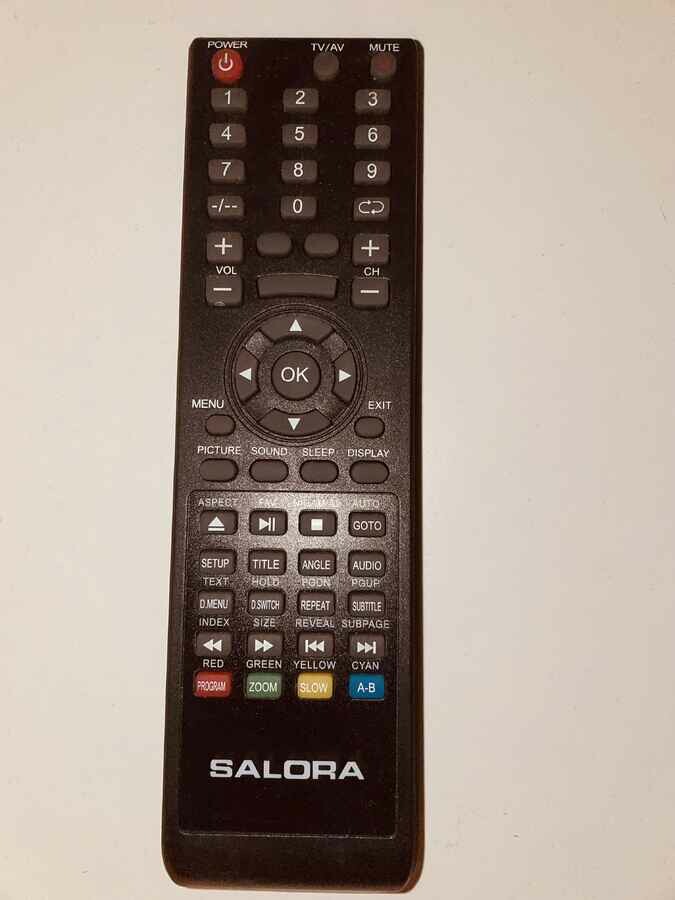 Salora – pilot marki, do telewizorów czarny – stan: używany