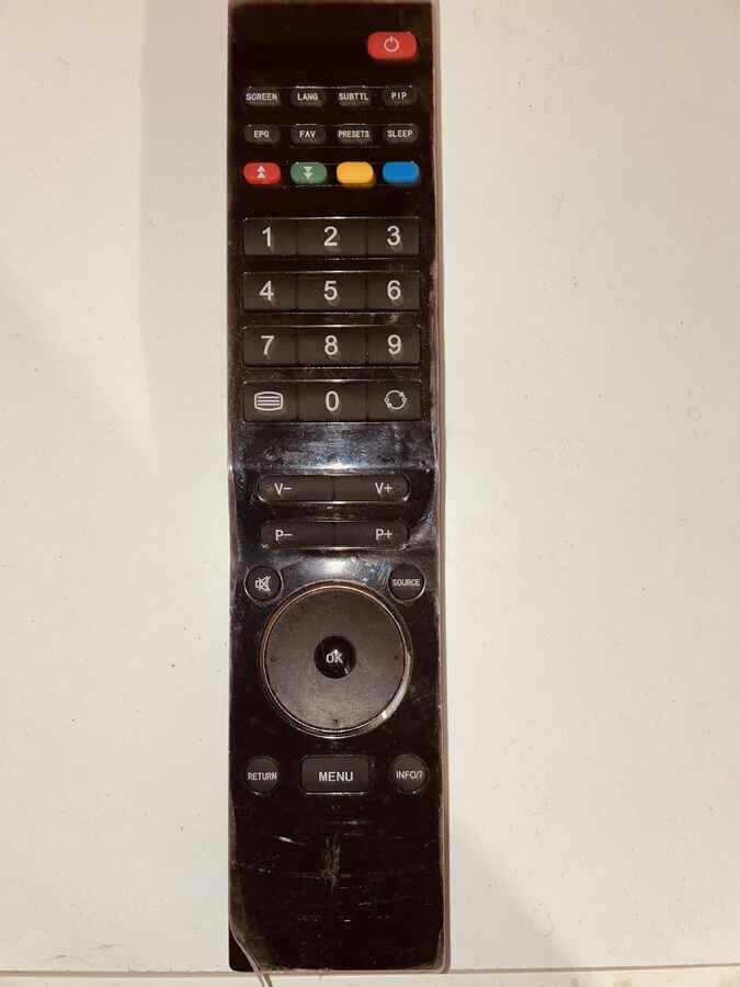 Czarny pilot do telewizora TV EPG SCREEN – oferta