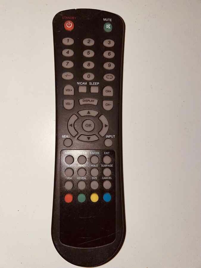 Pilot czarny zdalne sterowanie do telewizora – ogłoszenie
