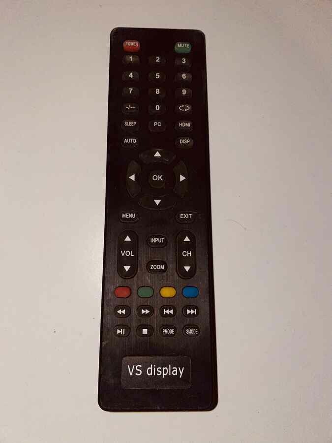 Pilot do sterowania zdalnego TV VS Display (ogłoszenie)