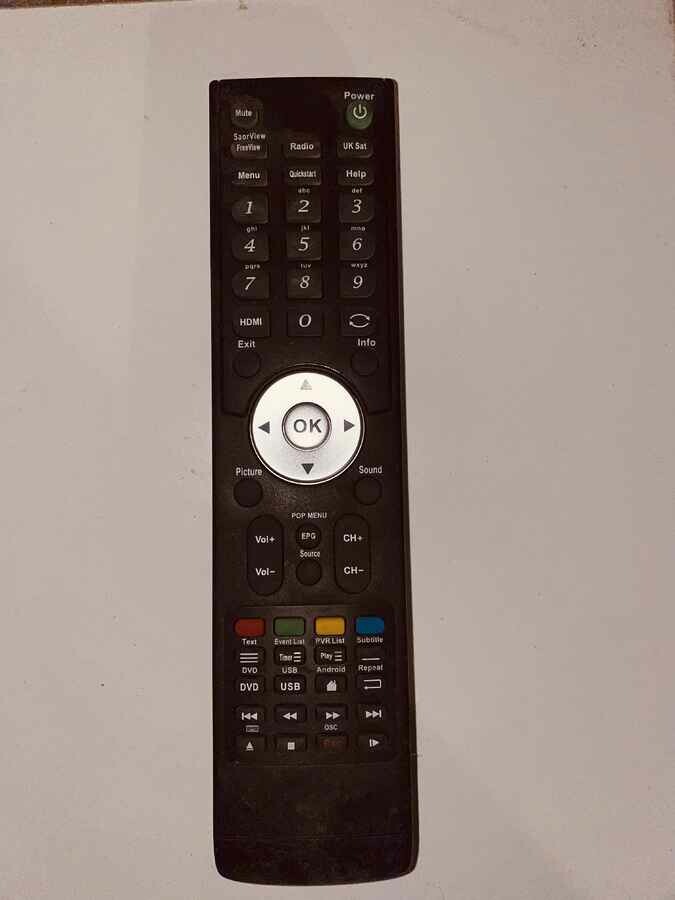 Pilot do telewizora TV SaorView FreeView – ogłoszenie