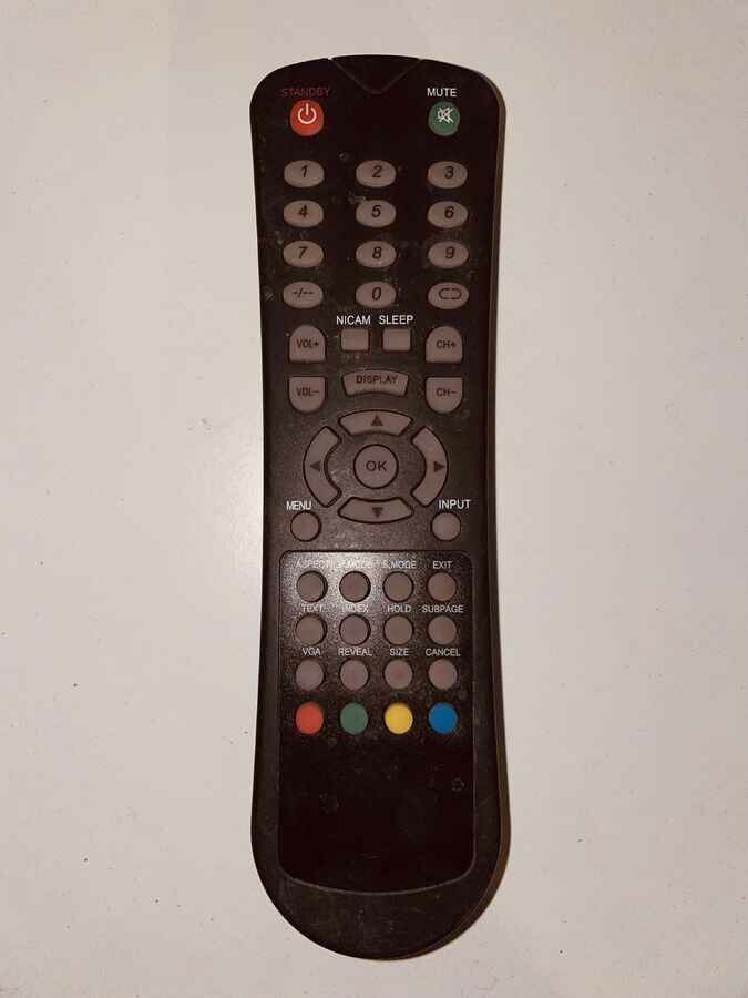 Pilot do starego TV telewizora czarny (ogłoszenie)