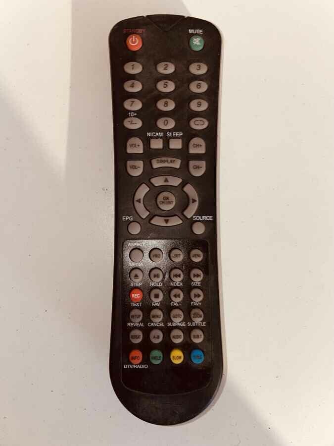 Pilot do starego TV telewizora DTV/RADIO, stan: używany