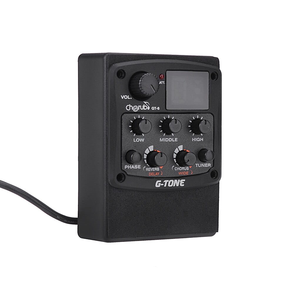 Tuner preamp do gitary akustycznej G-Tone Cherub GT-6