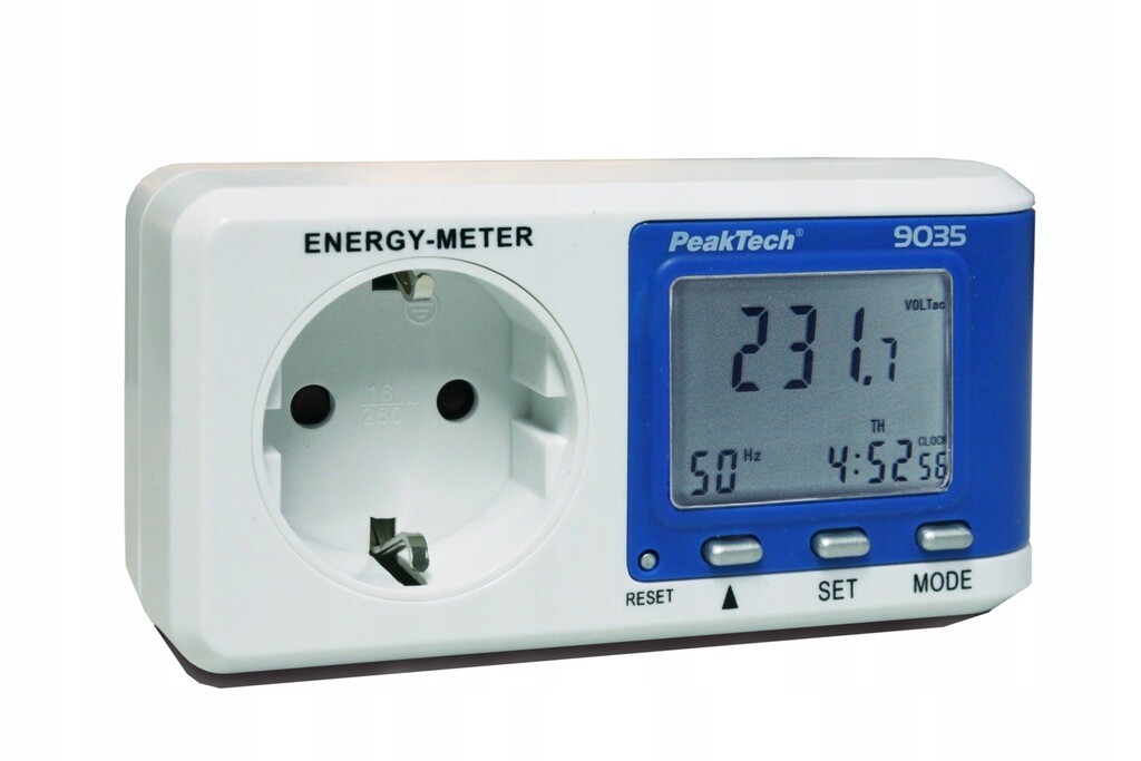PeakTech 9035 – cyfrowy Licznik Zużycia Energii (używany)