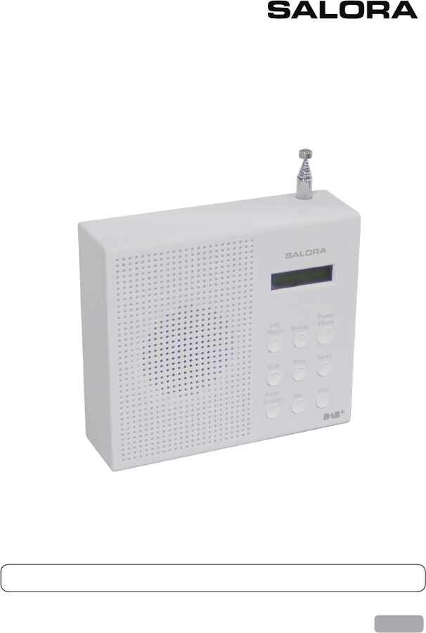 Salora DAB2010FM DAB+ FM – radiobudzik mobilny (stan nowy)
