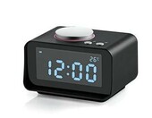 Wielozadaniowy budzik z radiem FM LCD USB K1, stan: używany – zdjęcie 1