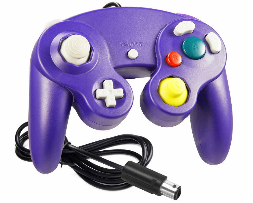 Nintendo TechKen Gamecube – kontroler pad, Wii fioletowy