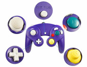 Nintendo TechKen Gamecube – kontroler pad, Wii fioletowy – zdjęcie 2